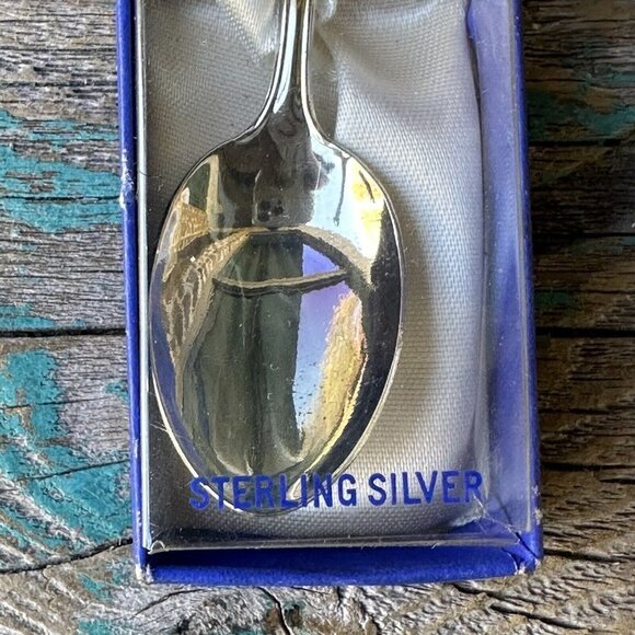 US Capitol Washington DC Souvenir Spoon Sterling Silver Vintage Collector 12.6 g - Picture 7 of 10